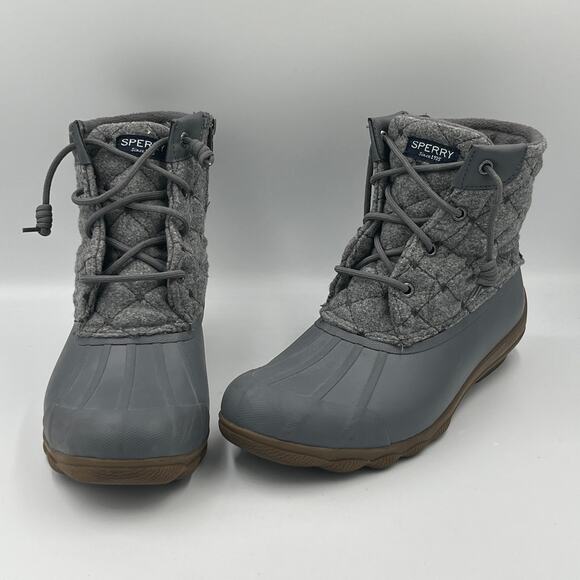 Sperry Women's Syren Gulf Wool Duck Boots Gray 8.5 - Picture 1 of 8